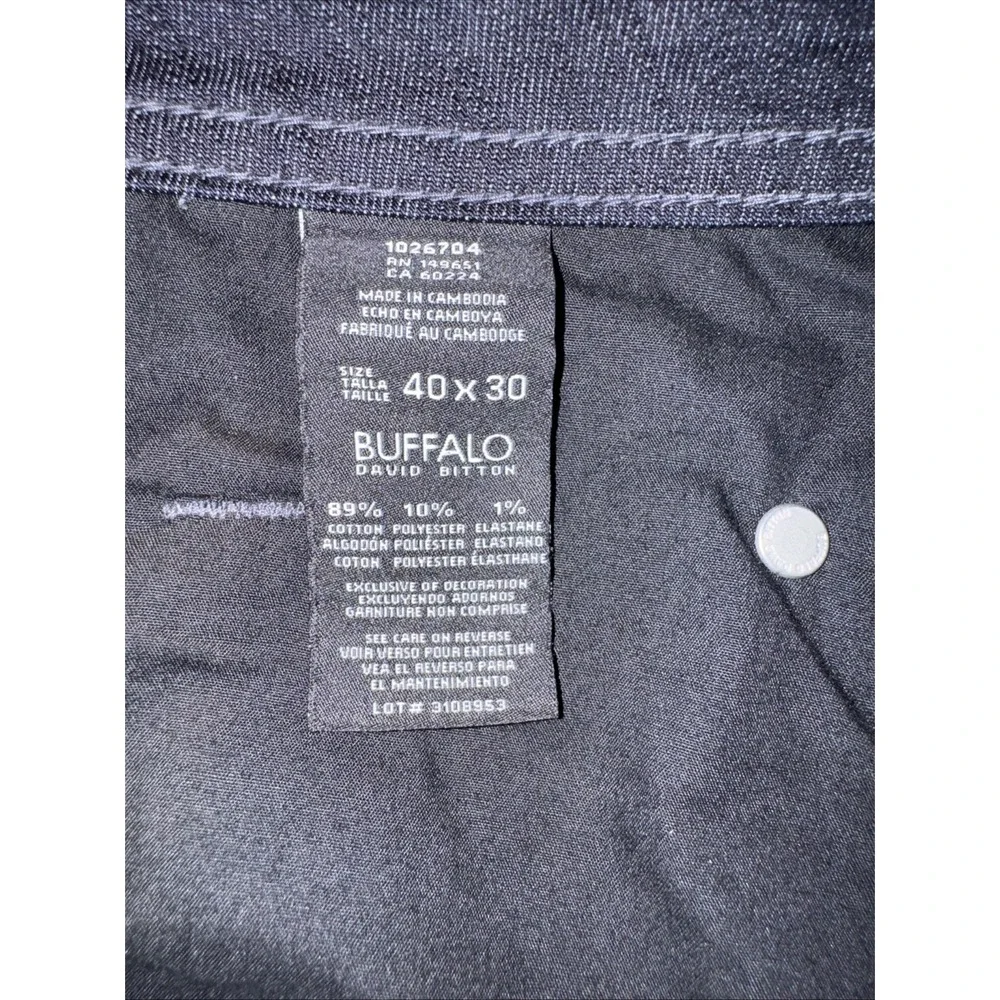 Buffalo David Bitton Jeans Men's 40X30 Driven X Basic Straight Stretch